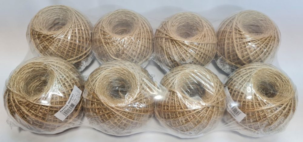 Levně motouz 250g JUTA, 166m, TEX500x3, CZ, přírodní