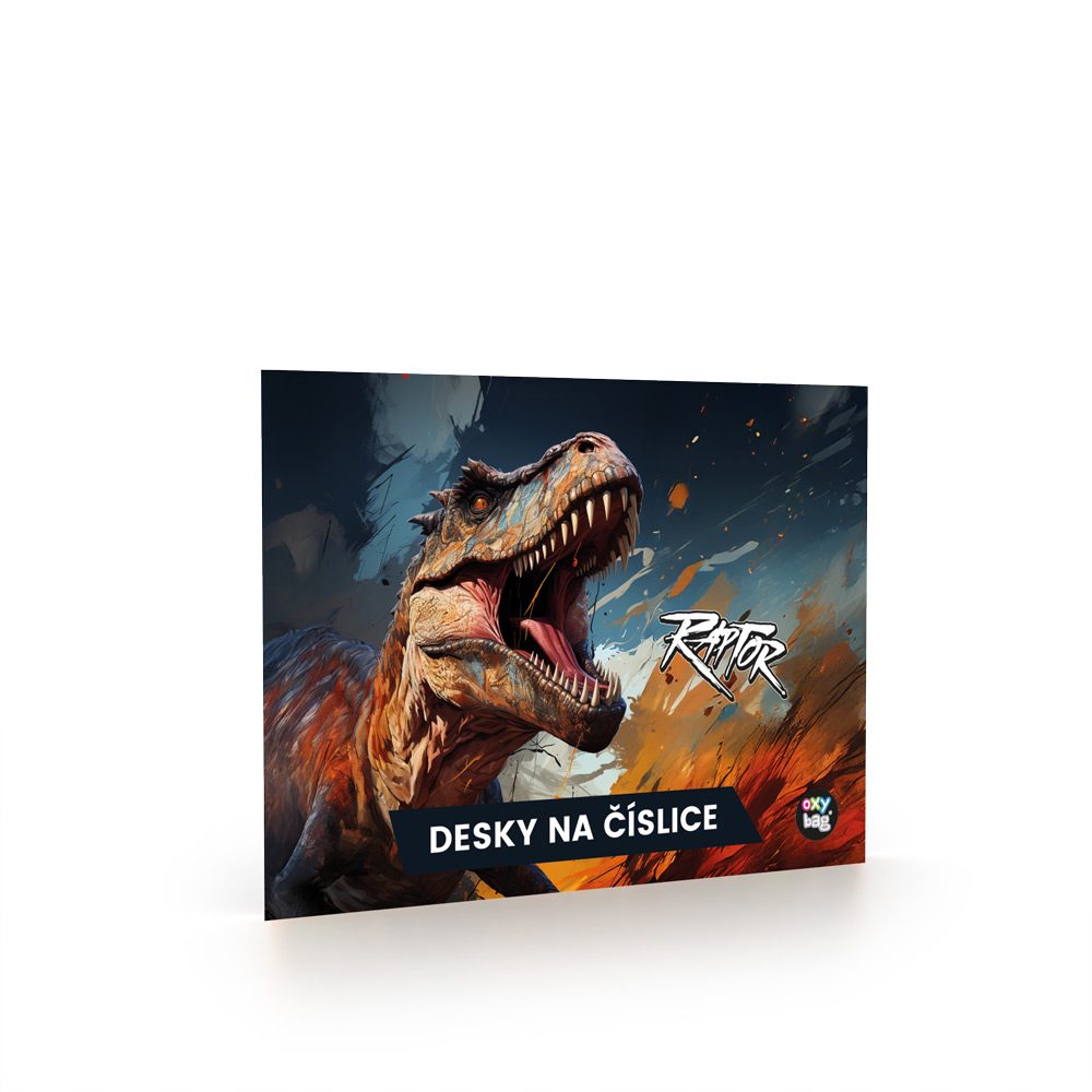 Levně Desky na číslice Dino