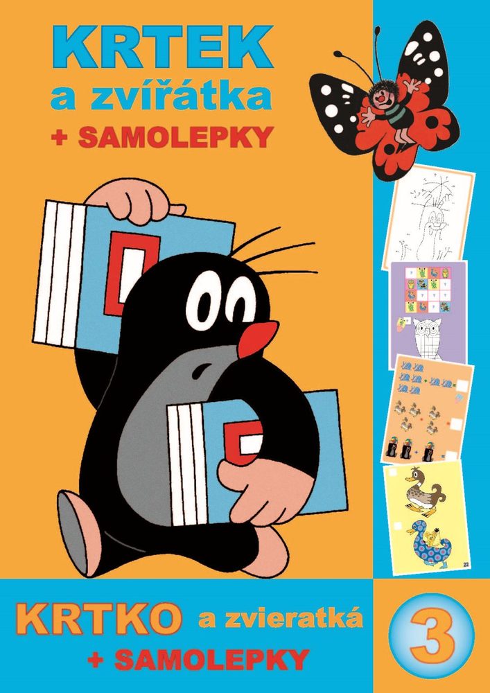 Levně Activity book A4 - Krtek a zvířátka
