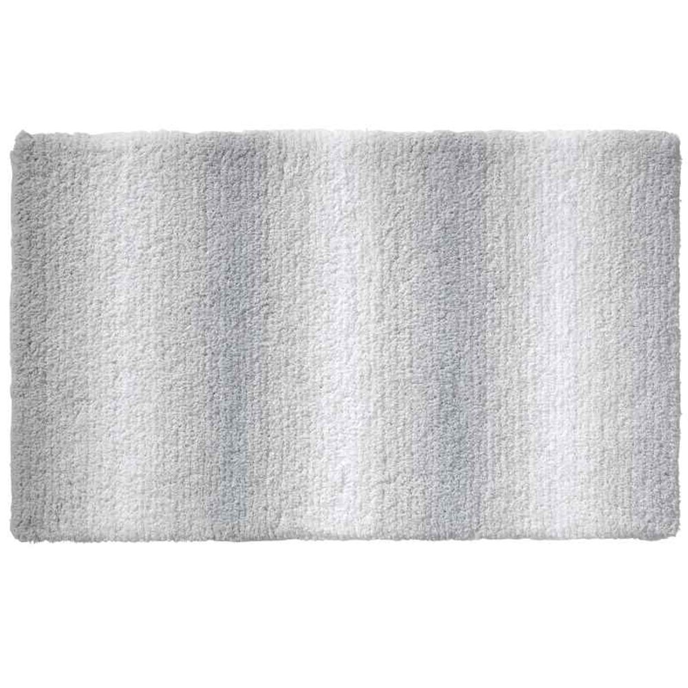 Levně KELA Koupelnová předložka Ombre 80x50 cm polyester šedá KL-23573