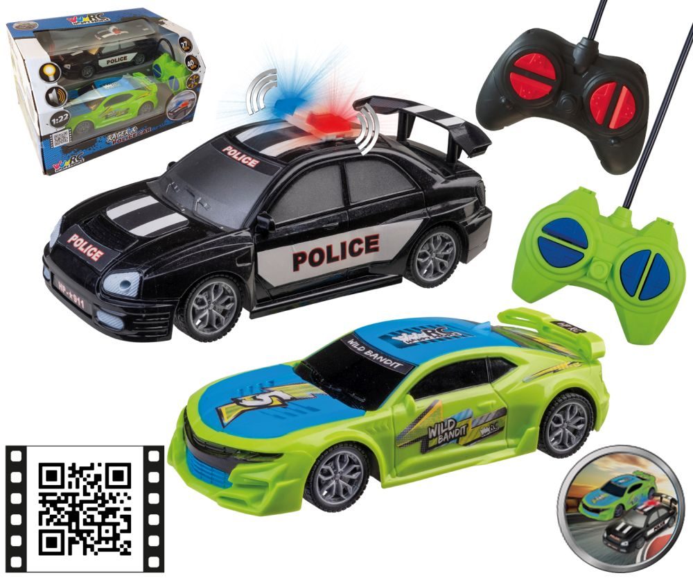 Levně RC Závodní auta, 2ks, chasing set