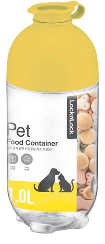 Levně LOCKNLOCK DÓZA NA GRANULE L&L PRO DOMÁCÍ MAZLÍČKY 1L/850G