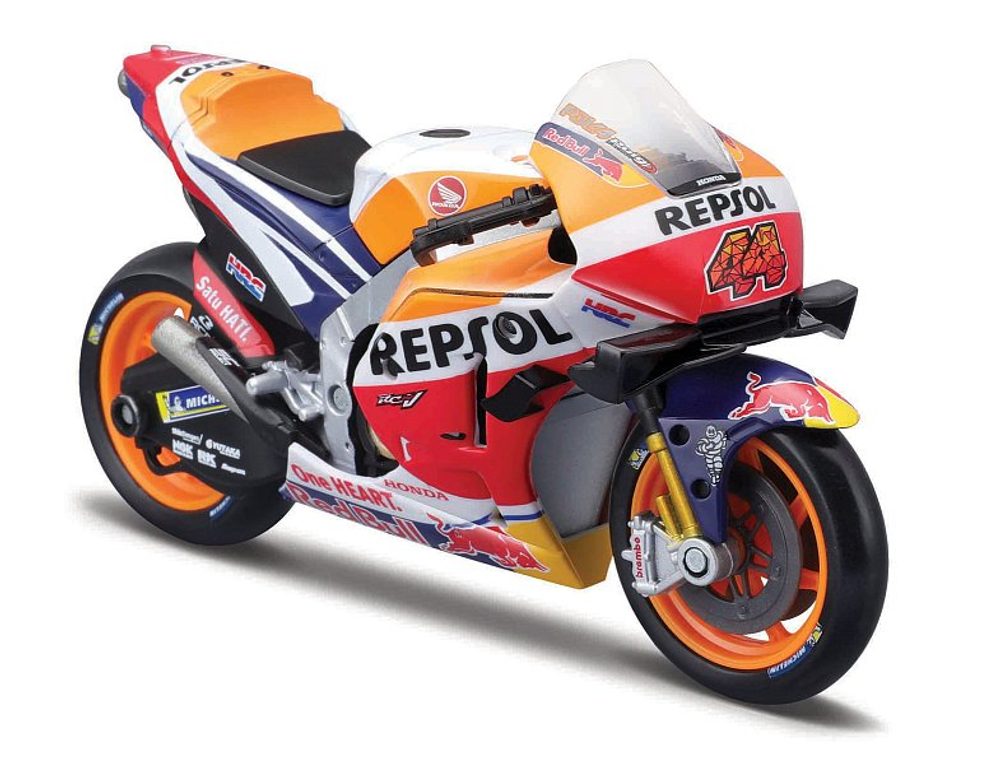 Levně Maisto - Motocykl, Repsol Honda Team 2021, (#44 POL ESPARGARO), 1:18