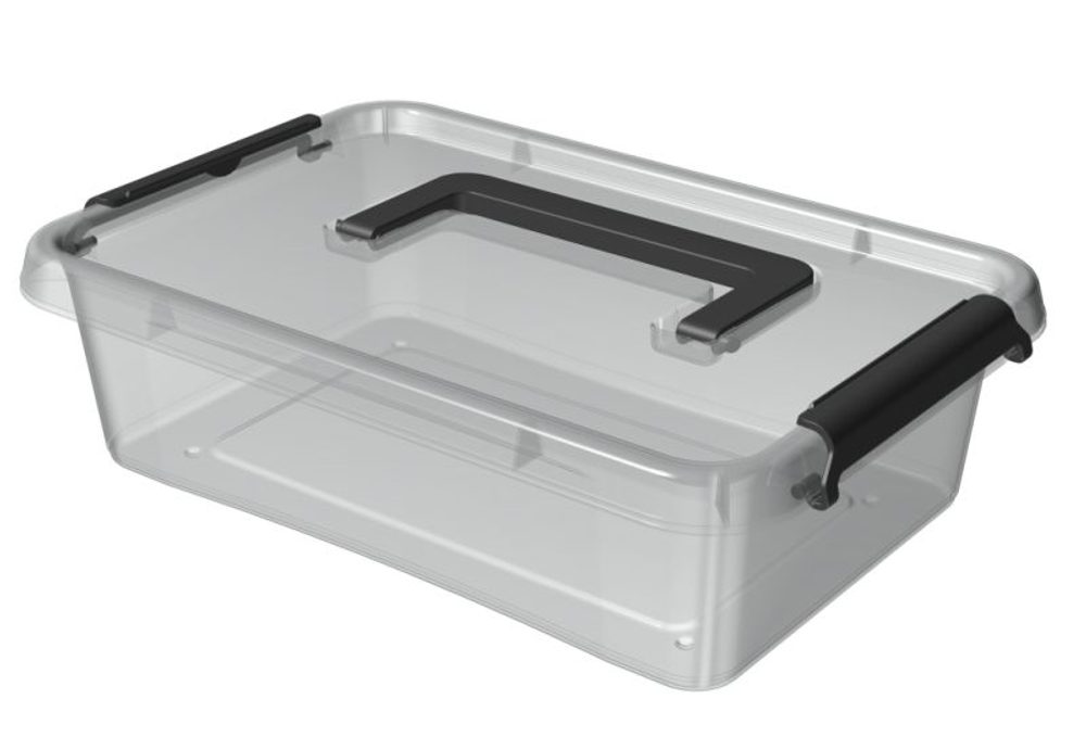 Levně box 3,10l SIMPLE-1313, 29x20x8cm,rukojeť,transp.plast