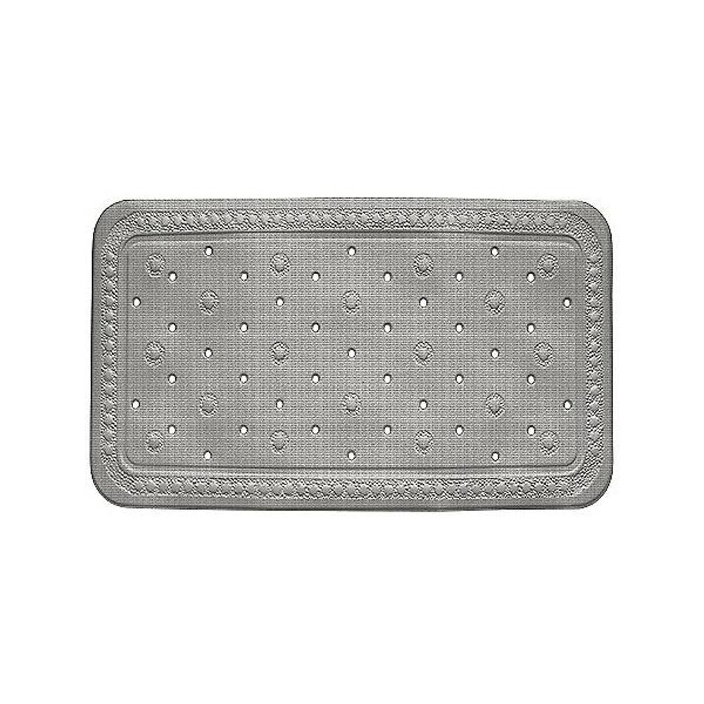 Levně KELA Vanová podložka KRETA PVC šedá 72x36cm KL-22369