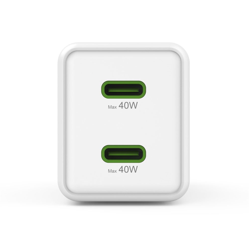 Hama rychlá USB nabíječka, 2x USB-C PD/QC, 40 W, super-mini (obrázek 7)