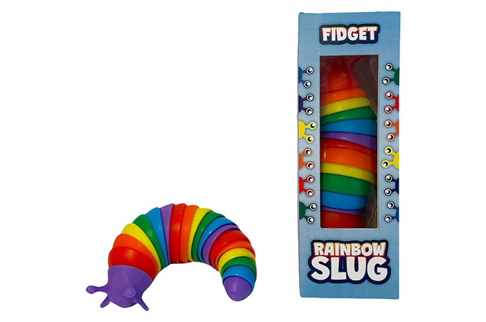 Levně Fidget toy - duhový šnek