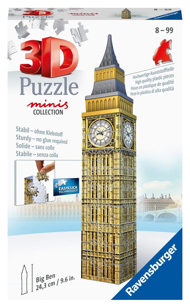 Ravensburger Mini budova - Big Ben 54 dílků