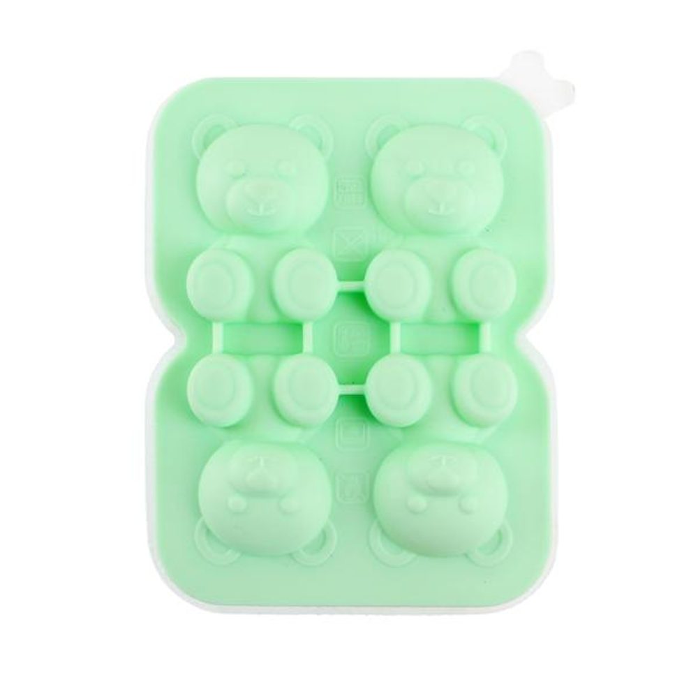 Levně TORO FORMA SILIKON NA LED MEDVÍDEK 14,5X11X3CM ZELENÁ
