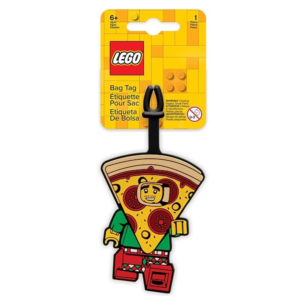 Levně LEGO Iconic Jmenovka na zavazadlo - Pizza