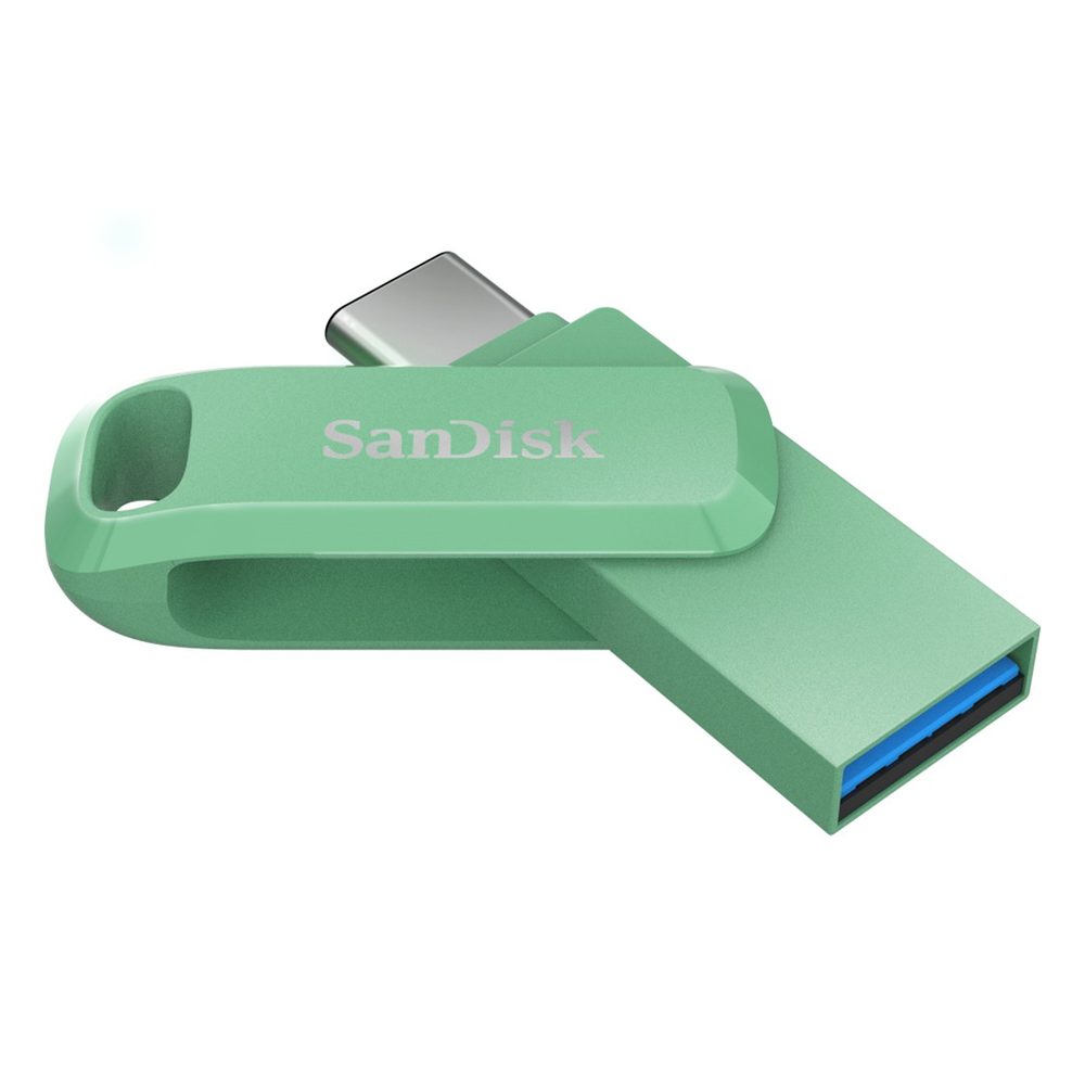 Levně SanDisk Ultra Dual Drive Go USB Type- C, Absinthe zelená 400 MB/s 256 GB