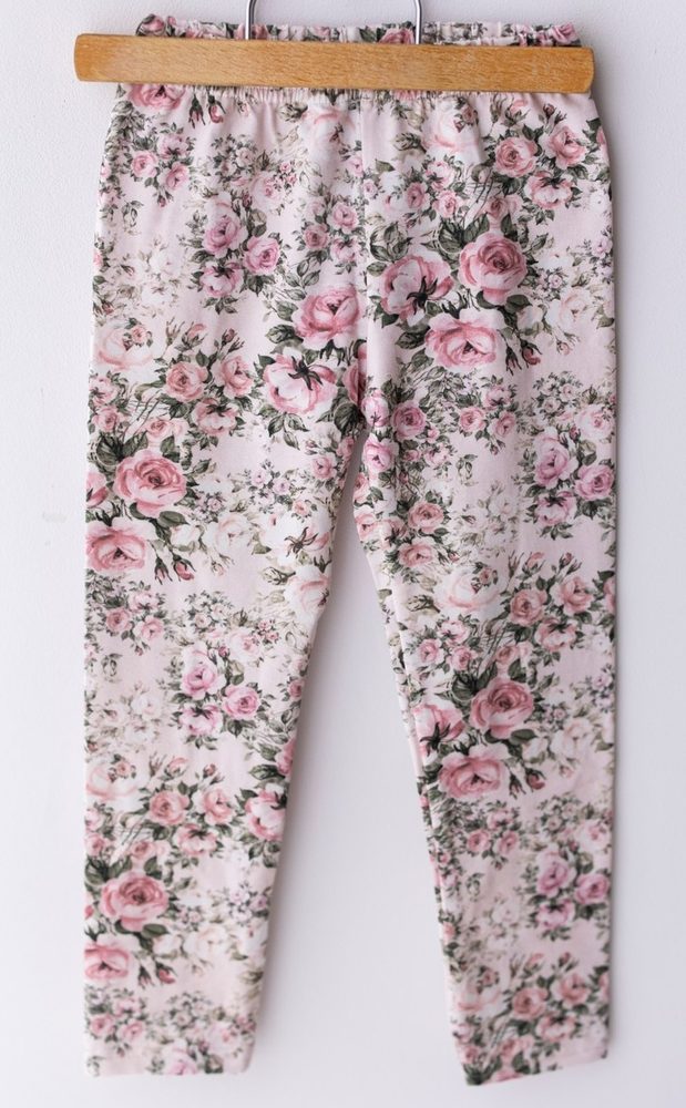 Levně Legíny Lily Grey - mini růže - 104