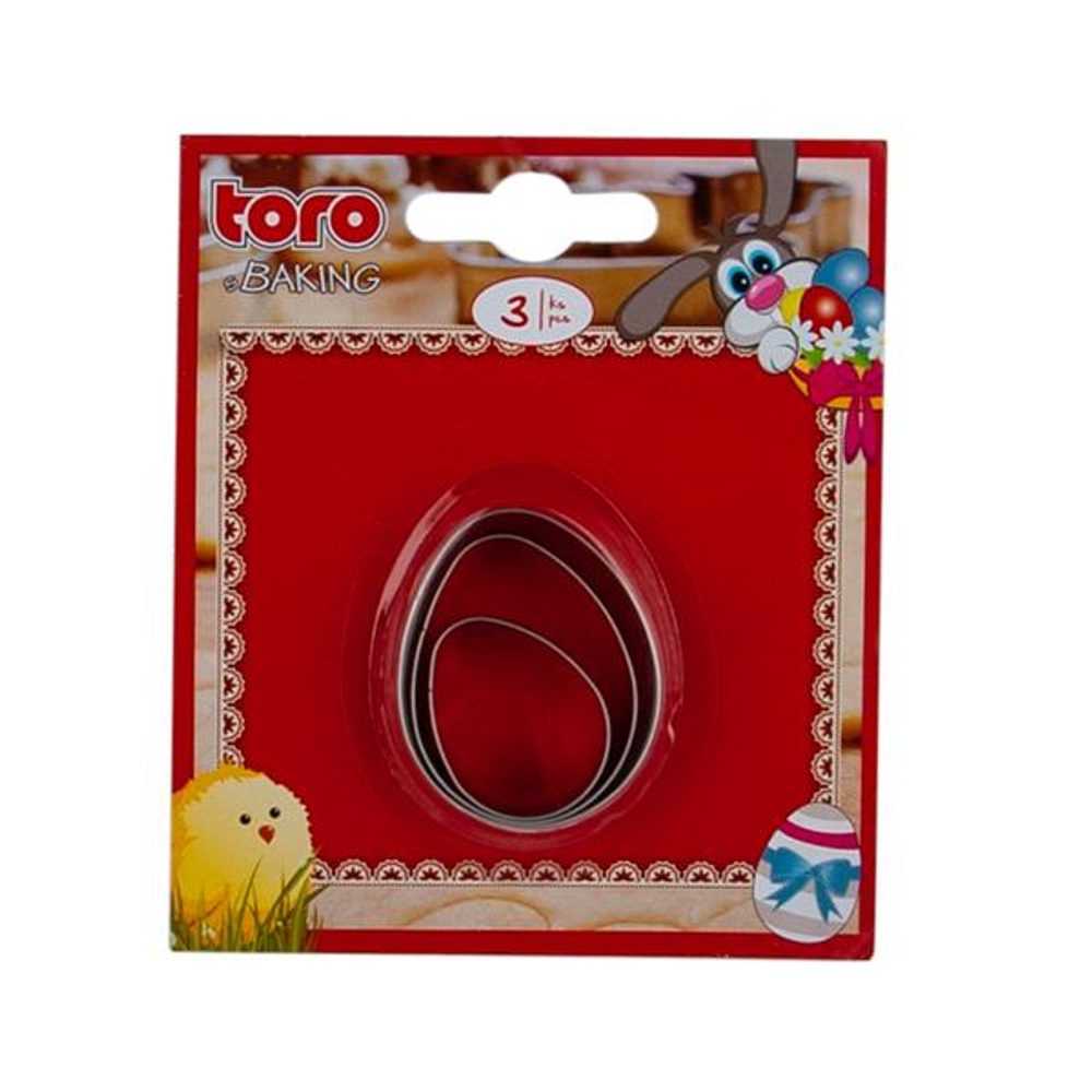Levně TORO VYKRAJOVÁTKA VELIKONOČNÍ 3KS VAJÍČKO