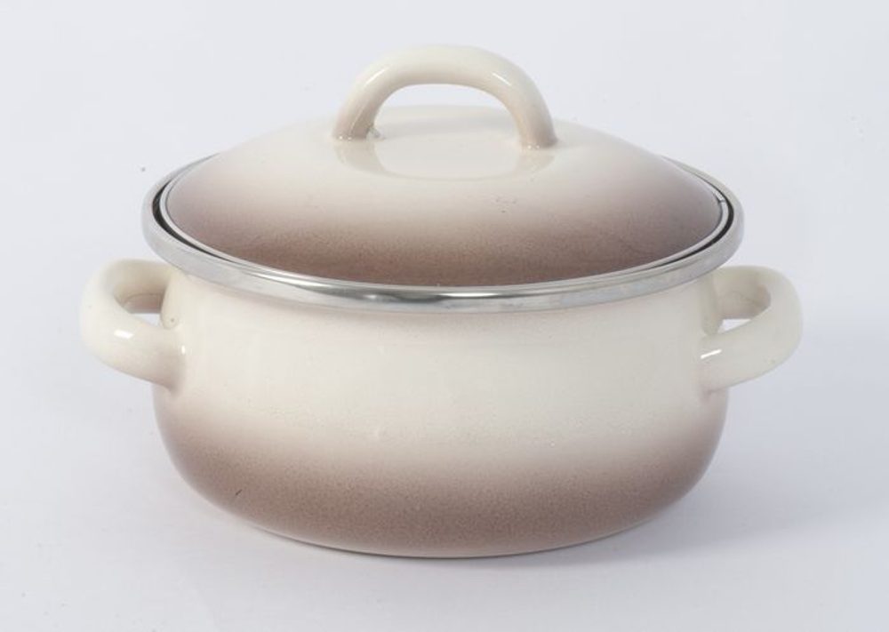 Levně rendlík+PO d12 CAPUCCINO, 0,7l, smalt