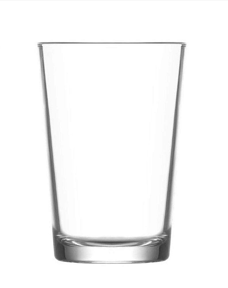 Levně sklen. 205ml, 6ks, LARA, d38x99mm,hladká, kónická, voda