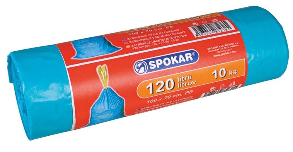 Levně sáčky odp.120l-10ks-zatahovací