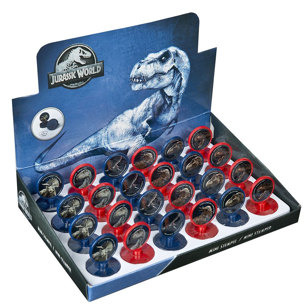 Levně Karton P+P Mini razítka 24ks Jurassic World