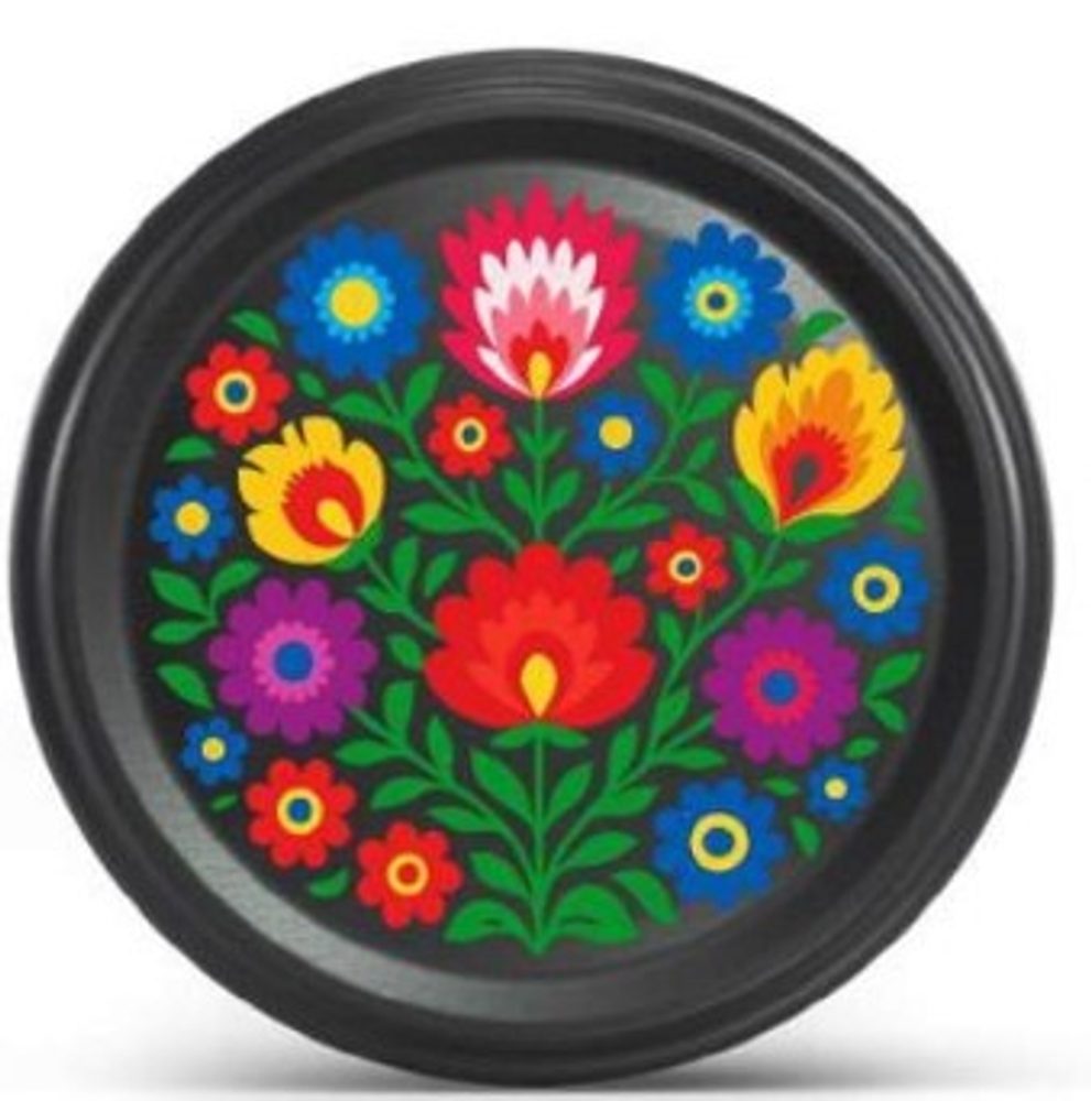 Levně víčko TWIST 82-10ks FOLKLOR modrý, (skl.720ml) *1/2026