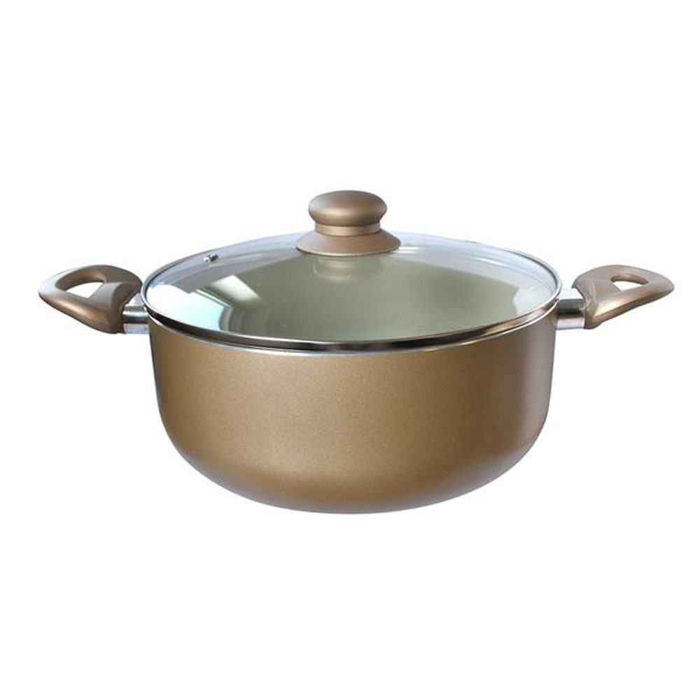 Levně TORO Kastrol s keramickým povrchem 4L