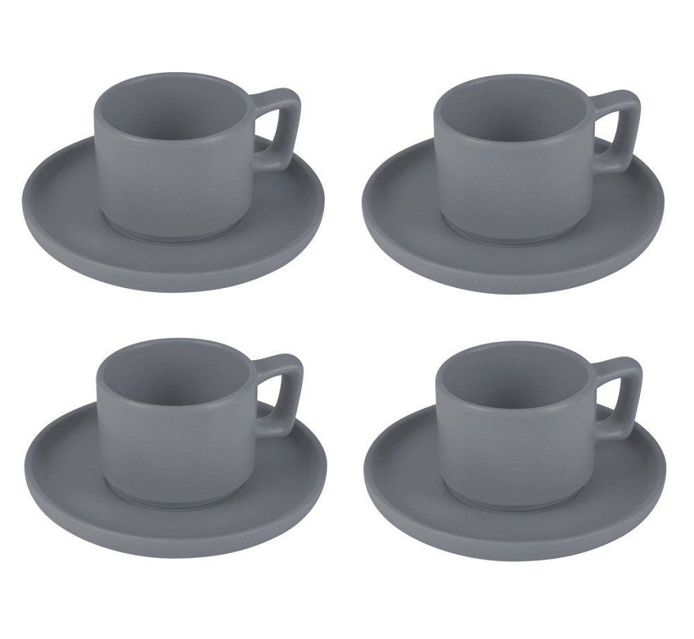 Levně BERLINGERHAUS Sada hrnků na espresso s podšálkem 8 ks 100 ml Aspen Collection BH-10018