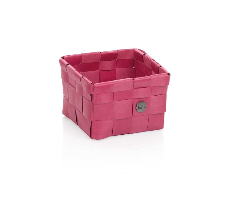 Levně KELA Košík Neo 15x15 cm plast malinová červená KL-24478