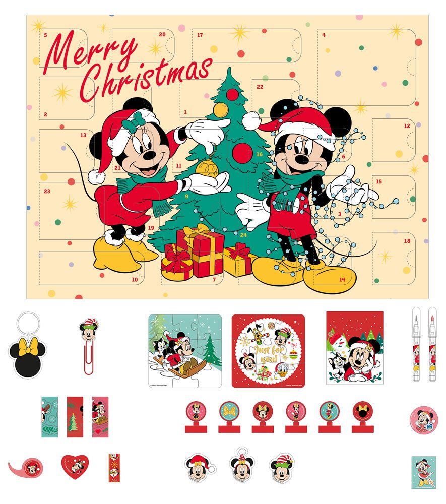 Karton P+P 	Adventní kalendář Minnie Mouse