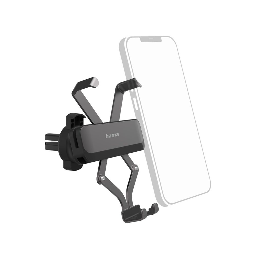 Levně Hama Gravity PRO, držák mobilu na ventilační mřížku v autě, pro zařízení s šířkou 5-9 cm