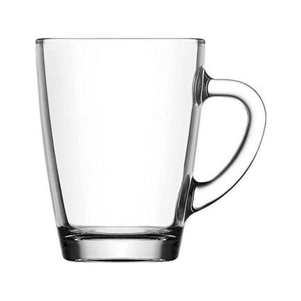 Levně hrnek 250ml, 6ks, VEGA čirý, sklo