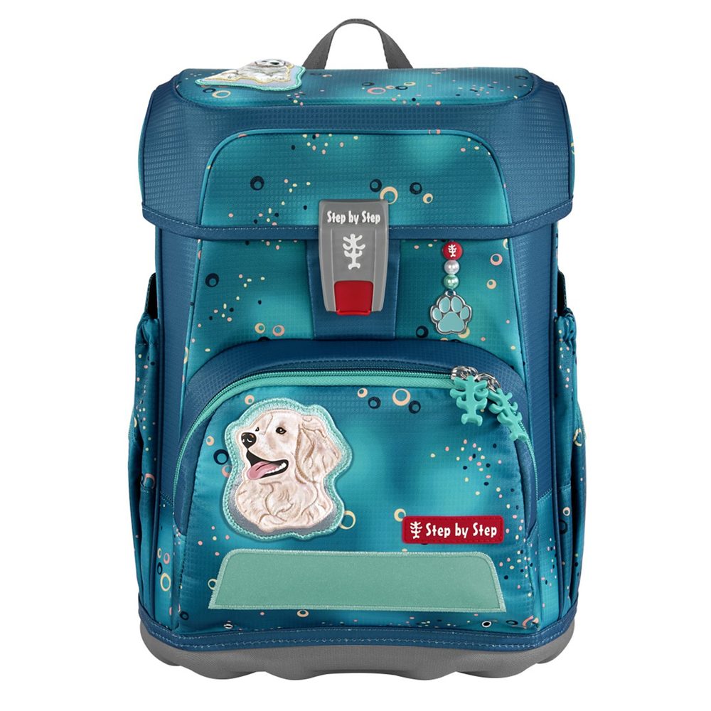 Levně Školní aktovka CLOUD pro prvňáčky - 5dílný set, Step by Step DOG BASTY, certifikát AGR