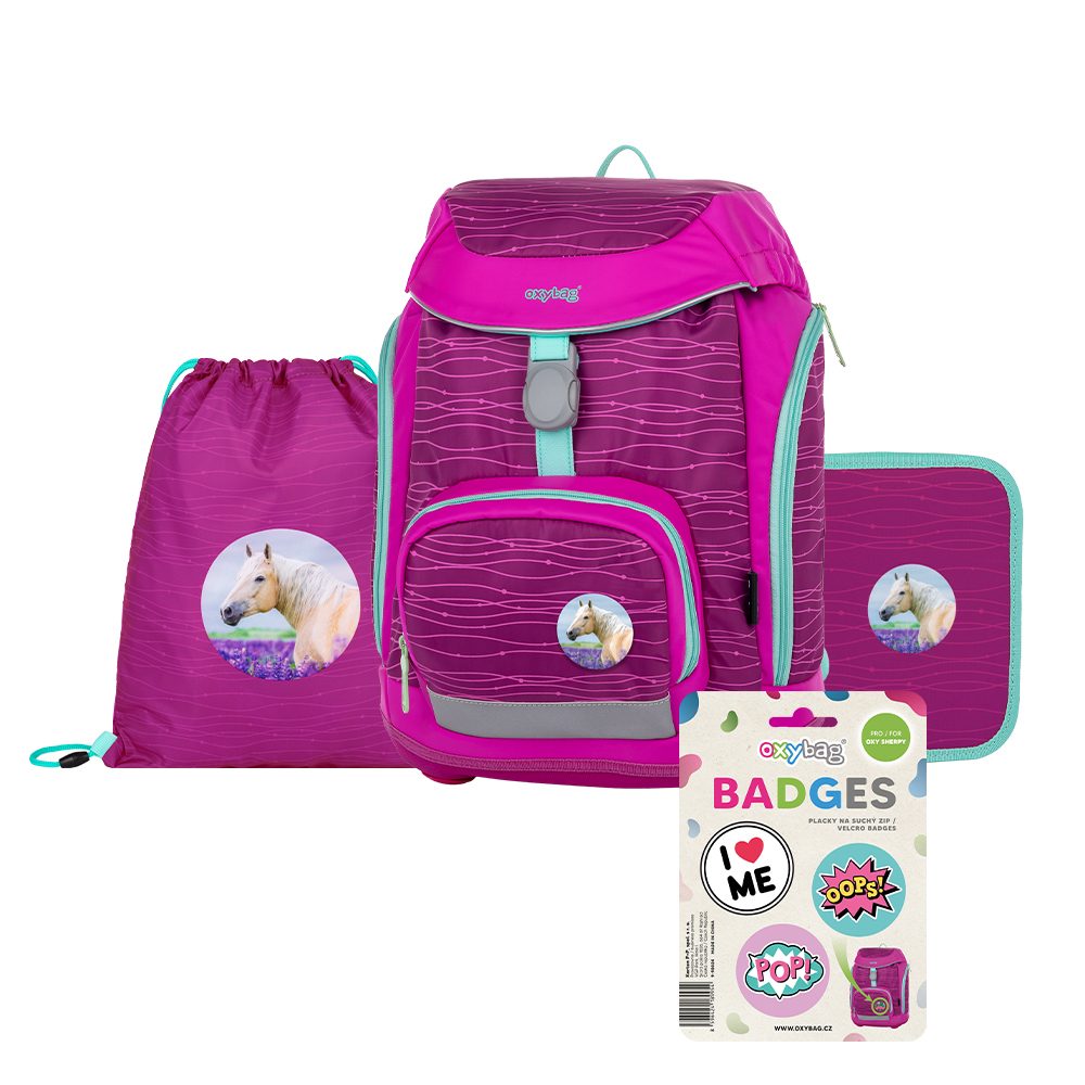 Levně Oxybag Set 4dílný OXY Sherpy Pink