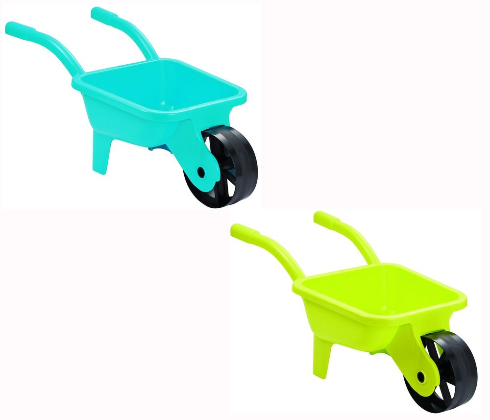 Levně Ecoiffier Zahradní kolečko plastové, žluté / modré