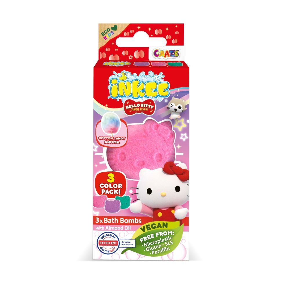 INKEE - Mini pack šumivá bomba - Hello Kitty (obrázek 4)
