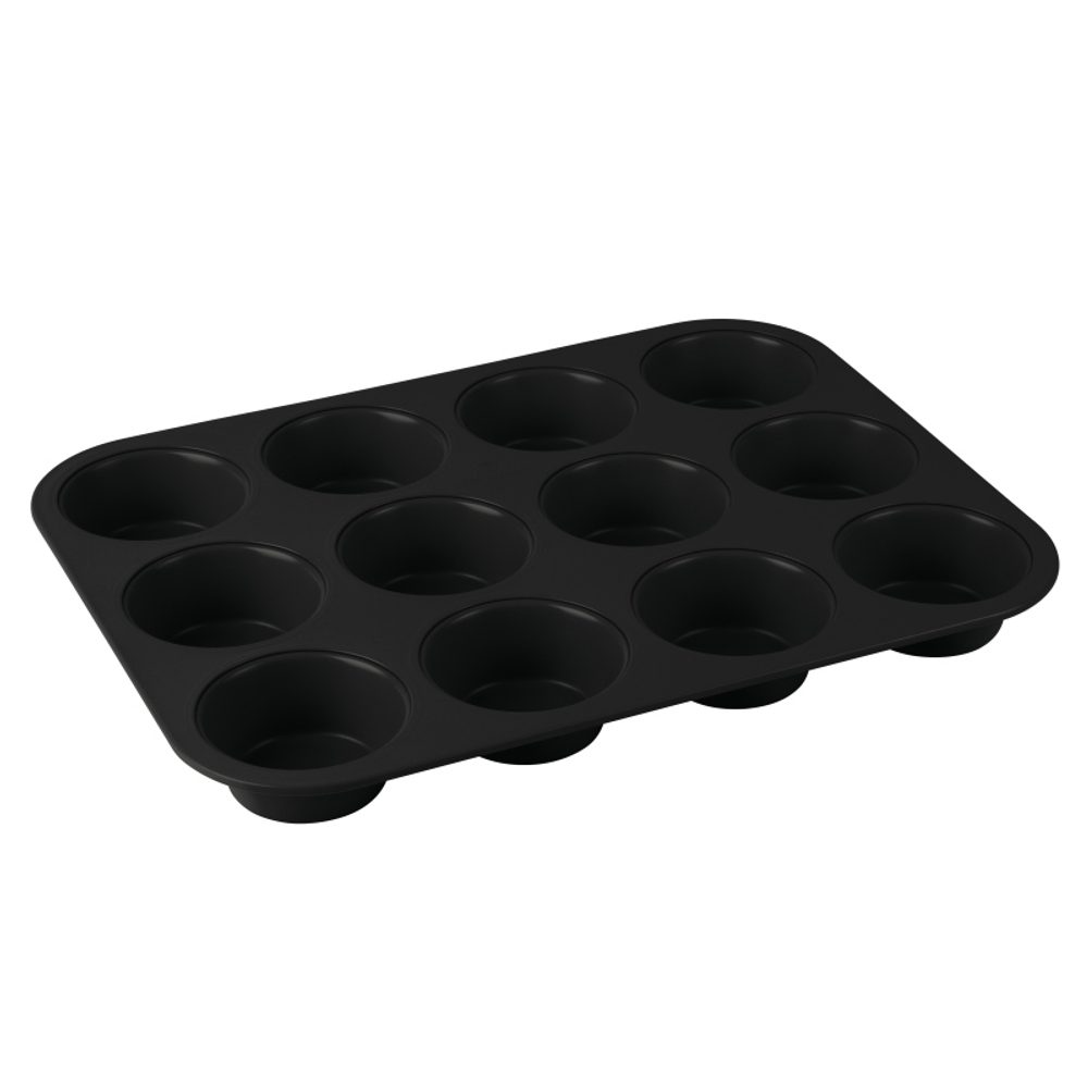 Levně BERLINGERHAUS Forma na muffiny 12 ks Matte Black Collection BH-7950