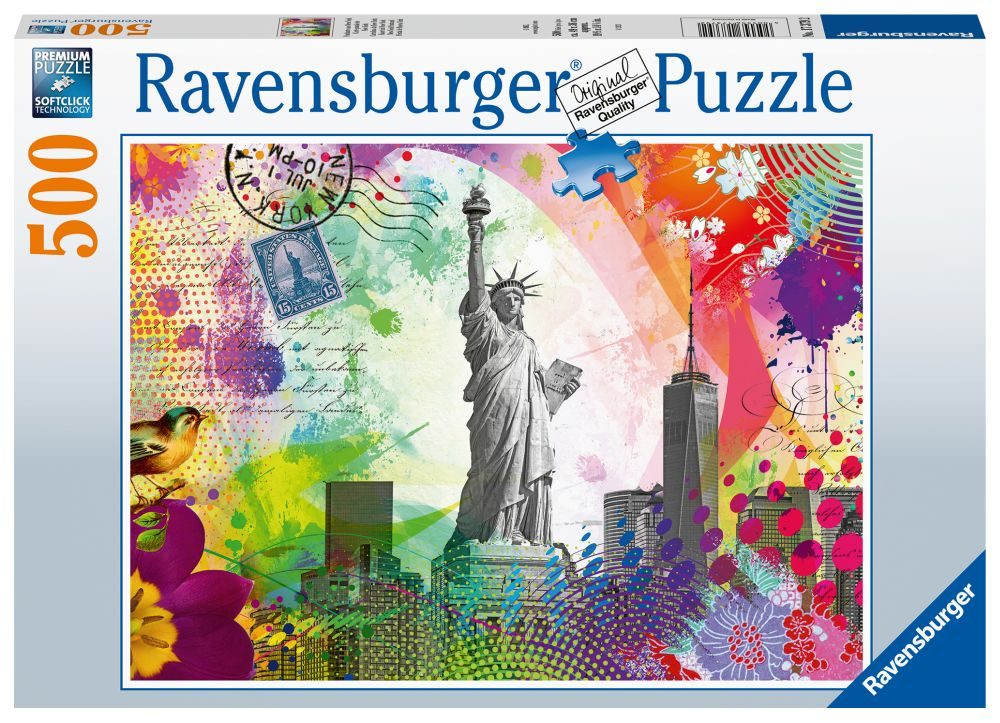 Ravensburger Pohlednice z New Yorku 500 dílků