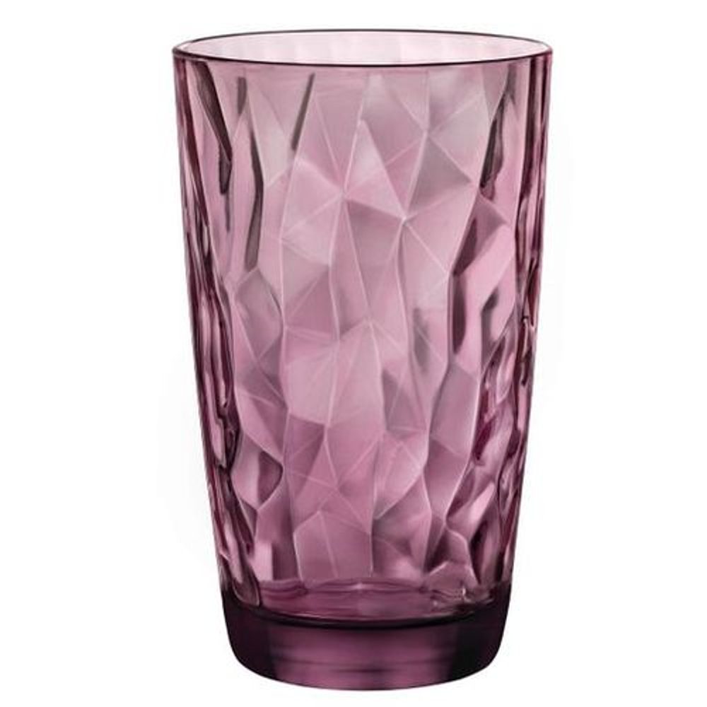 Levně sklen. 470ml, 1ks, DIAMOND rock purple, Bormioli