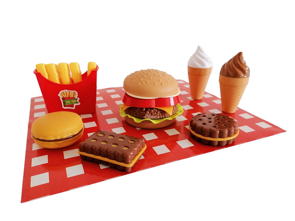 Levně Sada potravin fast food
