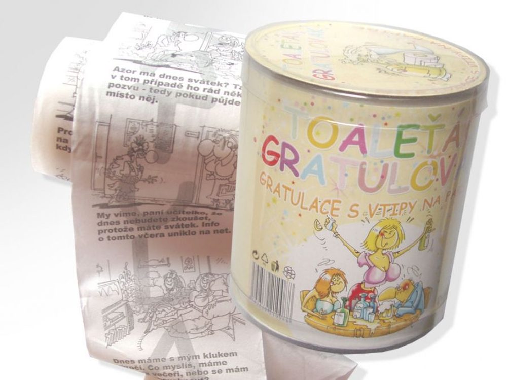 Levně Toaletní papír - Gratulovák