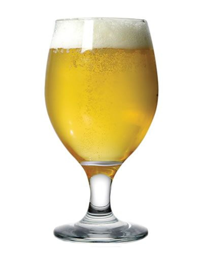 Levně sklen. 400ml, 6ks, MISKET v.16cm, stopka, pivo
