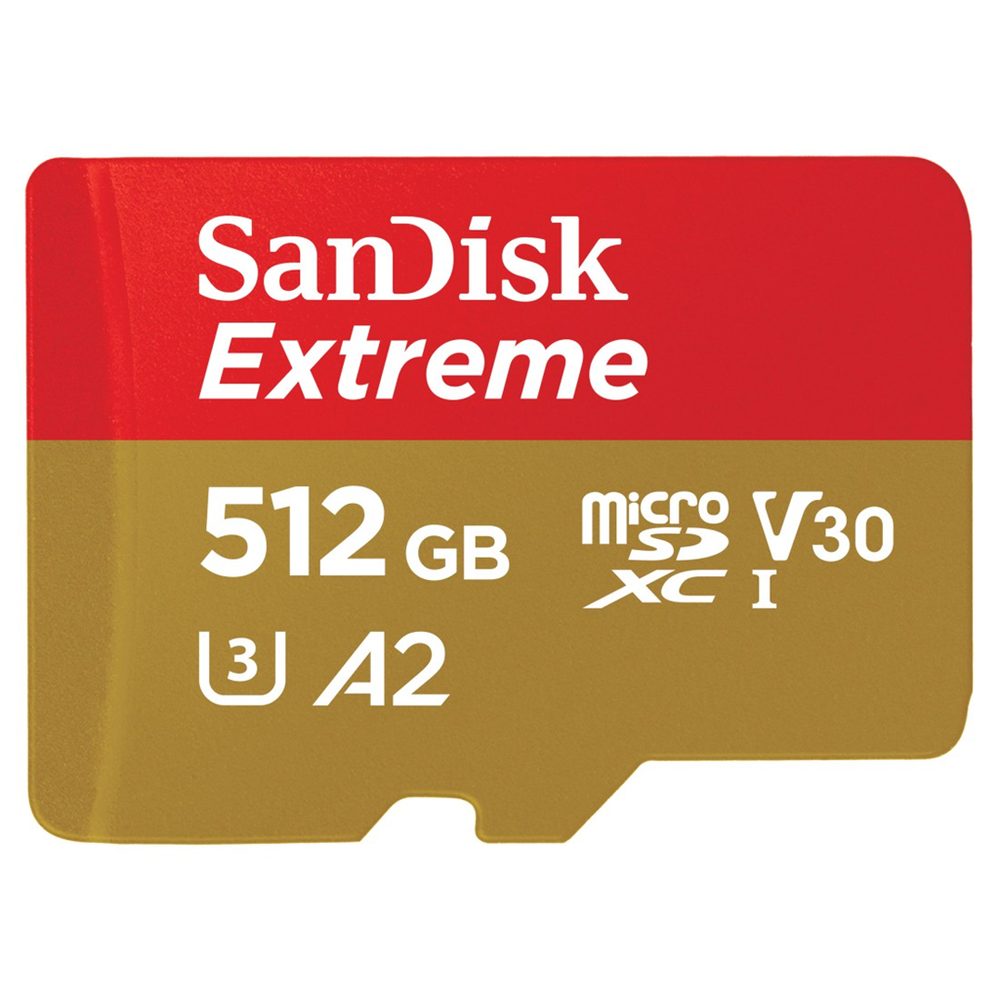 Levně SanDisk microSDXC Extreme 512 GB (A2/ V30/ U3/ R190/ W130)