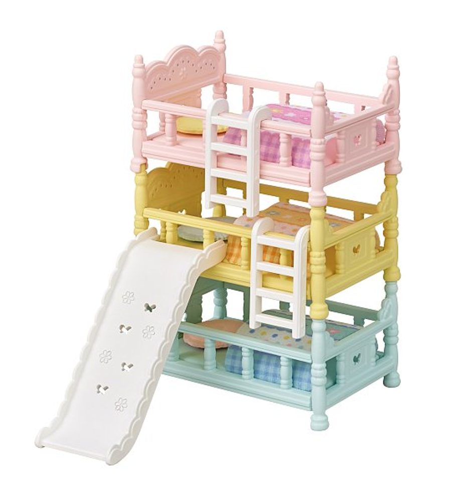 Levně Sylvanian family Nábytek - třípatrová postel