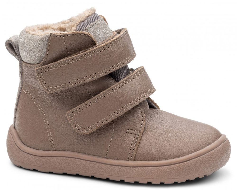 Levně Protetika Barefoot zimní boty s membránou - Dark pink - 24