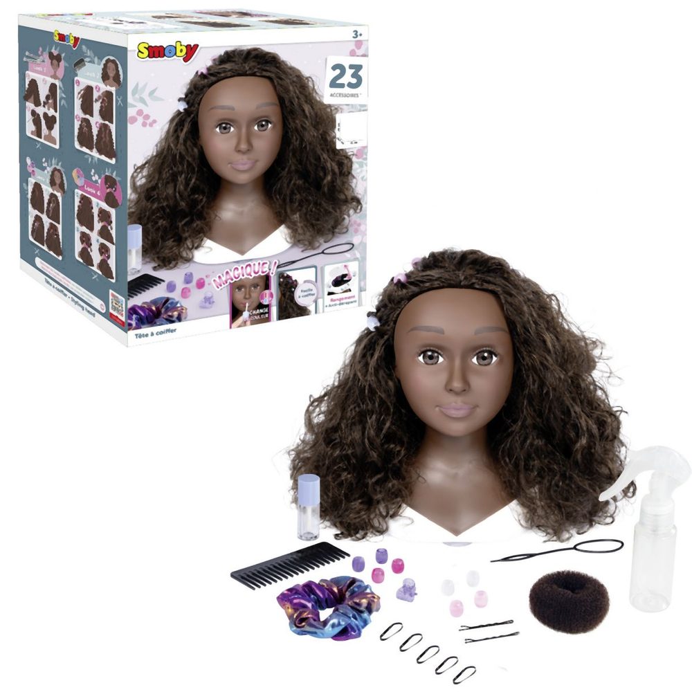 Levně My Beauty Česací hlava Afro