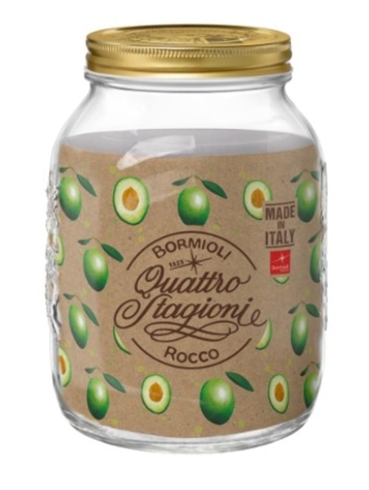 Levně sklen.zavař.3000ml QUATTRO ST. d16,0x21.82cm, víčko kov. 110mm