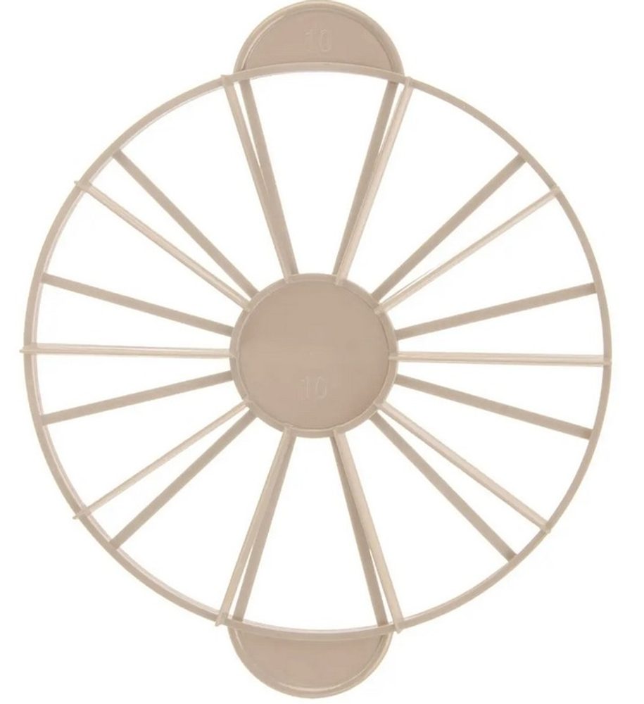 Levně šablona d26,5x2,5cm - značení řezů doortu, 2stranná, plast