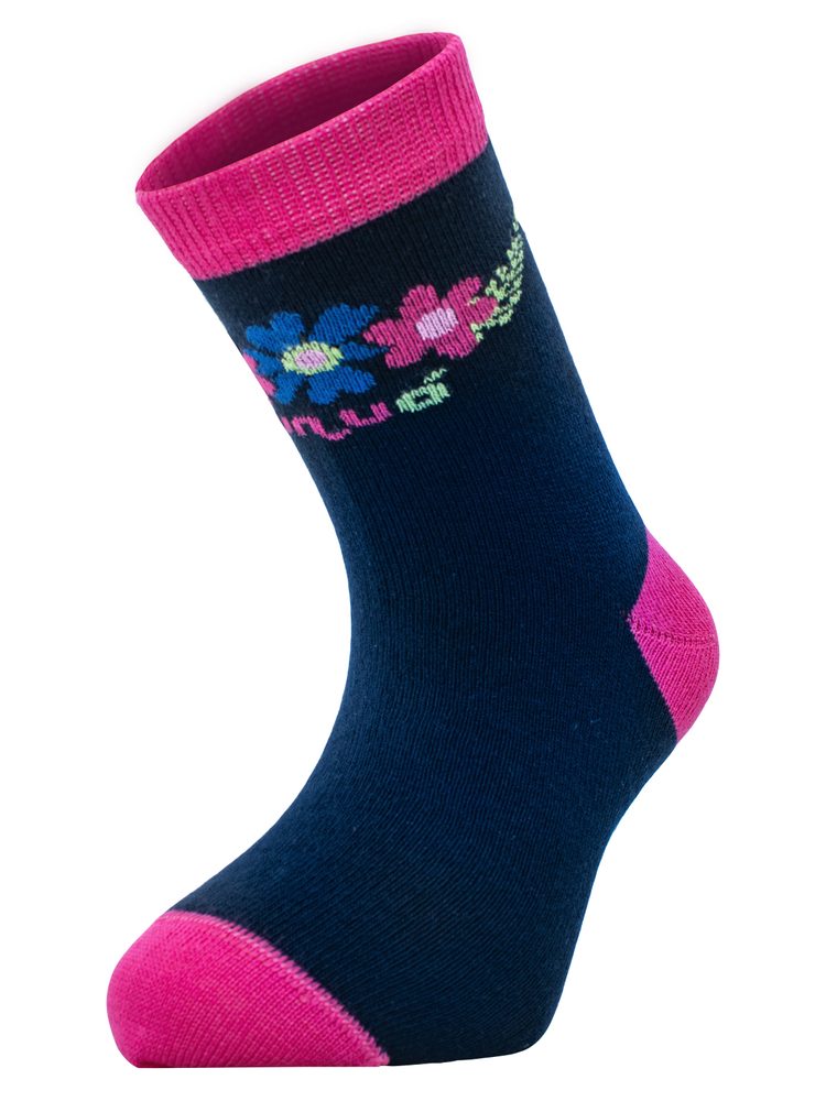 unuo Bambusové ponožky Květinky (Bamboo socks printed) - 33/35