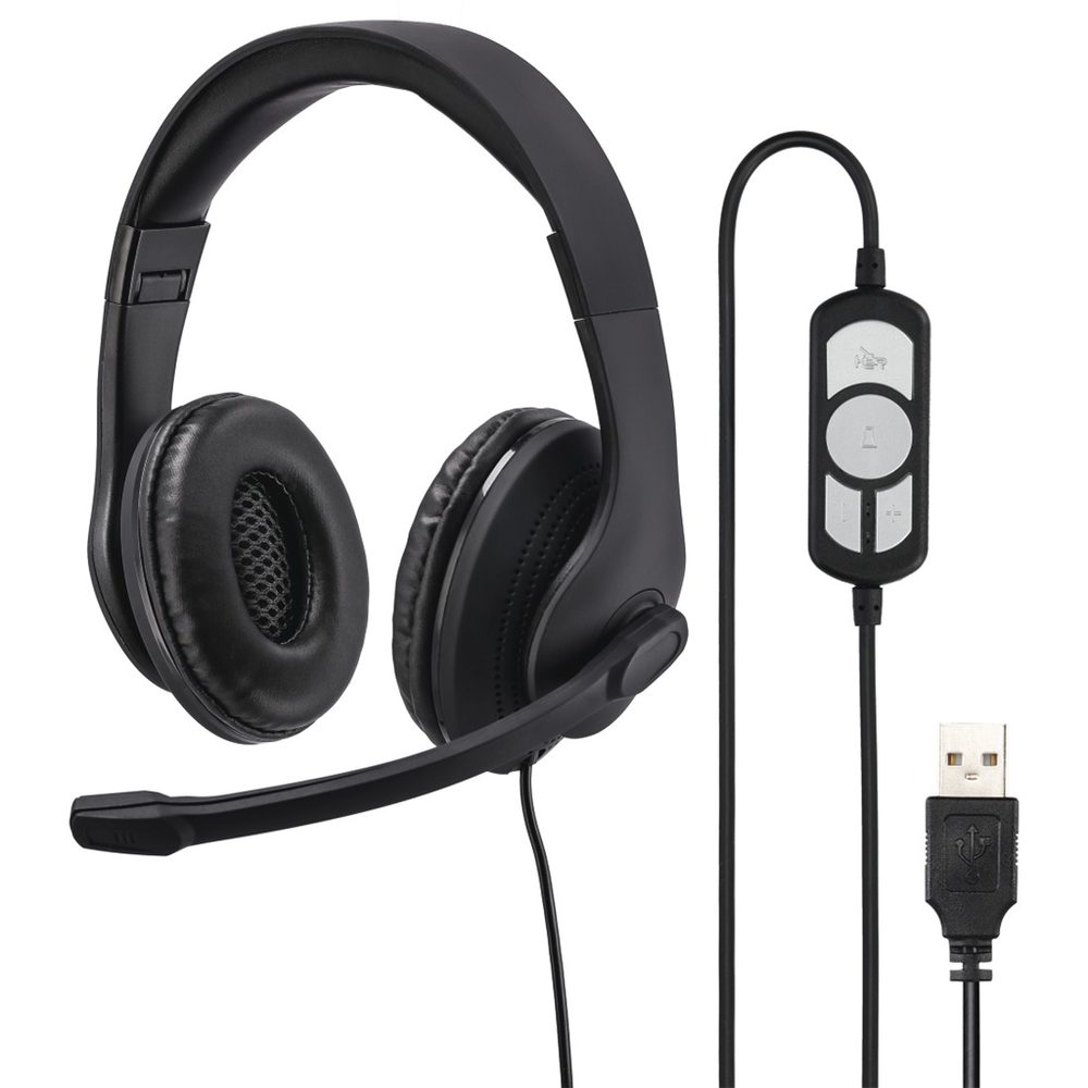 Levně Hama PC Office Headset HS-USB300