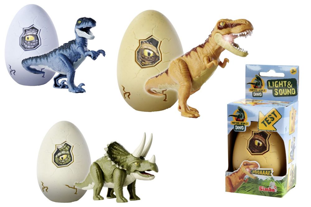 Levně Figurka dinosaura ve vajíčku, 3 druhy