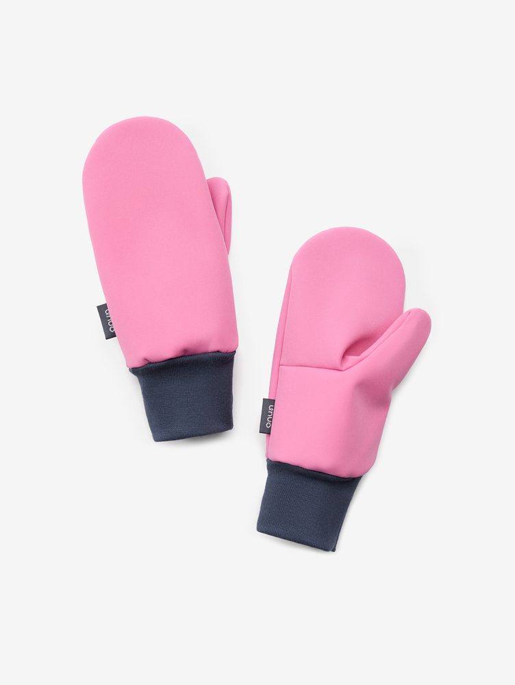 Levně Dětské softshellové rukavice s fleecem Tap, Růžová - L