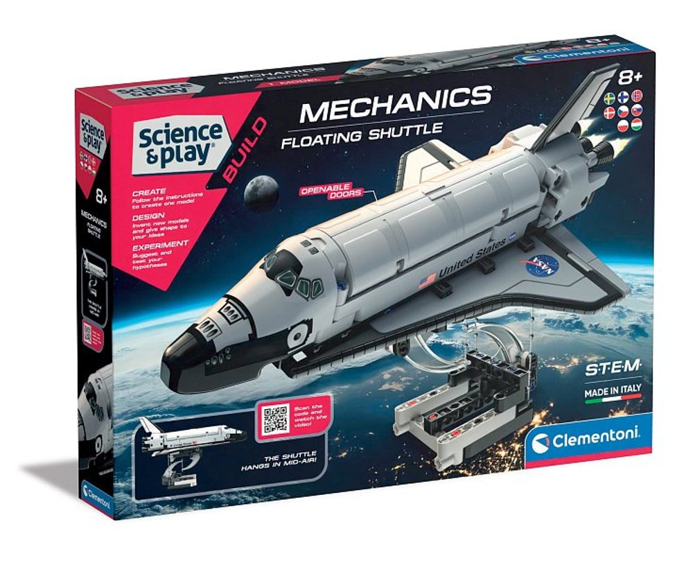 Levně CLEMENTONI Mechanická laborař - Raketoplán NASA