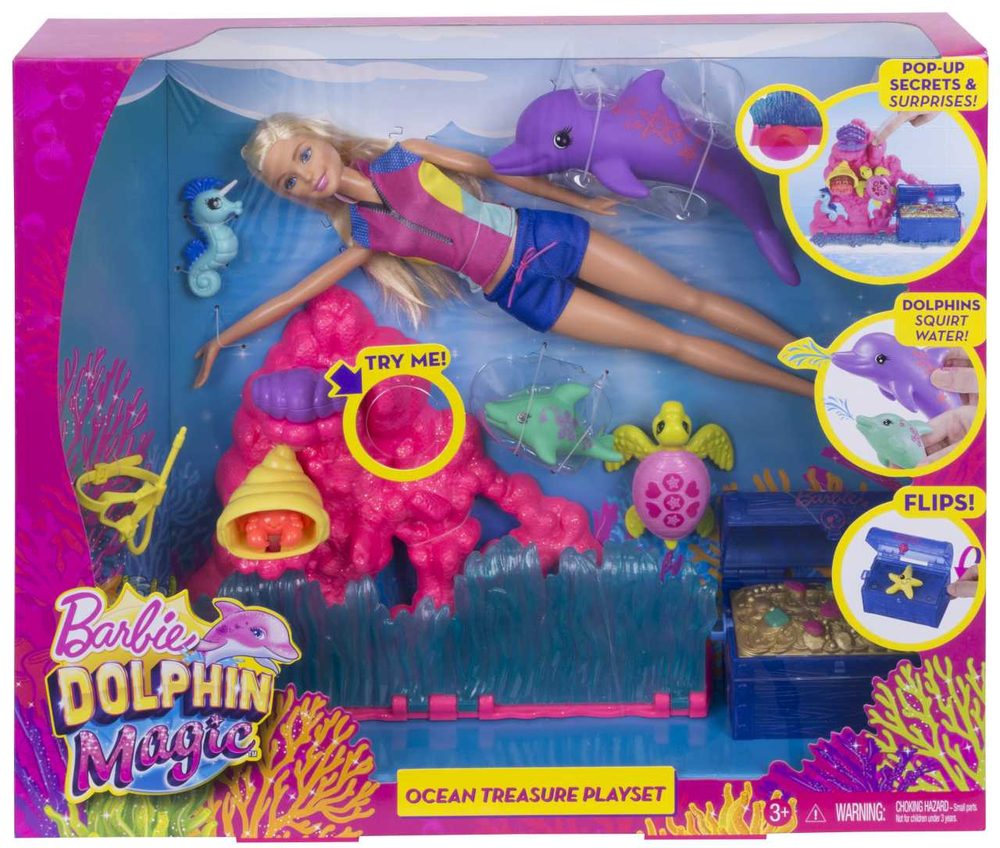 Levně Mattel BRB MAGICKÝ DELFÍN HRACÍ SET